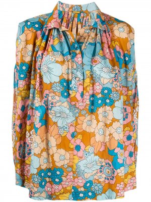 Блузка с цветочным принтом Dodo Bar Or. Цвет: нейтральные цвета