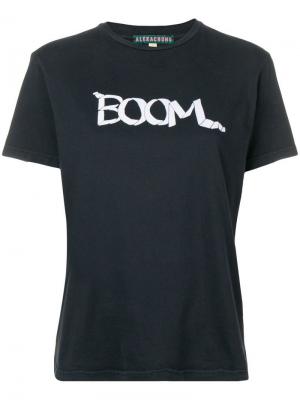 Мешковатая футболка с принтом Boom Alexa Chung