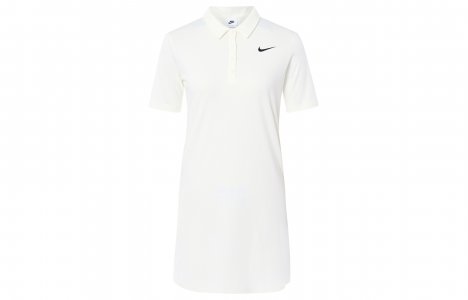 Женское платье с короткими рукавами , цвет sail white Nike