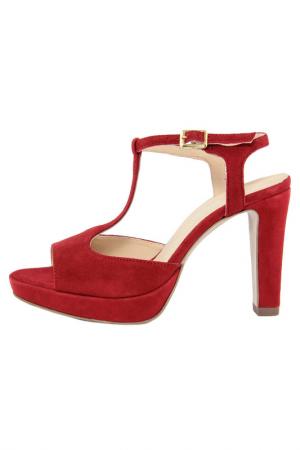 High heels sandals GIANNI GREGORI. Цвет: red