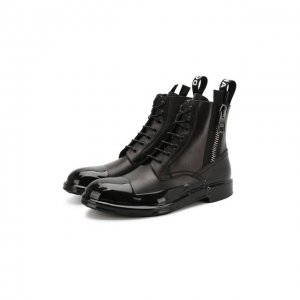 Кожаные ботинки Firenze Dolce & Gabbana. Цвет: чёрный