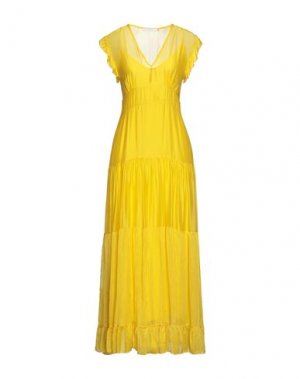 Длинное платье PAPERLACE London. Цвет: желтый
