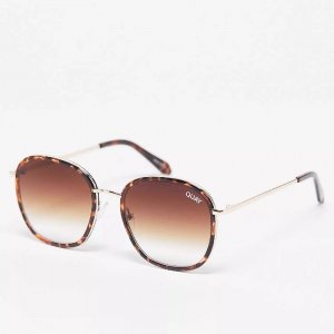 Солнцезащитные очки Quay Jezabell Inlay, коричневый Australia