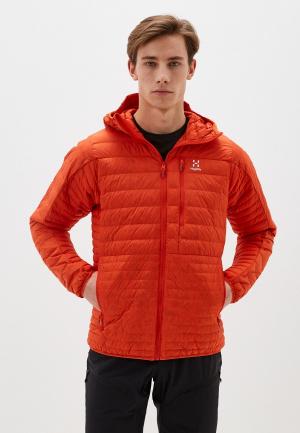 Куртка утепленная Haglofs. Цвет: оранжевый