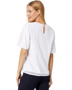 Блуза Short Sleeve Blouse, цвет Ultra White Vince Camuto