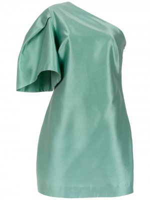 Asymmetric dress Tufi Duek. Цвет: зеленый