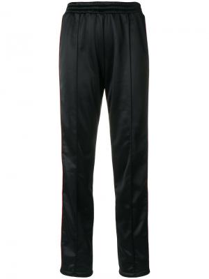 Спортивные брюки с лентой сбоку Forte Dei Marmi Couture. Цвет: черный