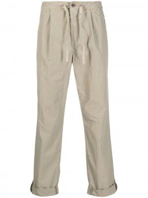 Укороченные брюки чинос с логотипом Incotex. Цвет: нейтральные цвета