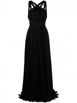 Драпированное платье Herve L. Leroux. Цвет: черный