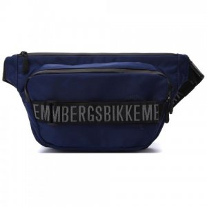 Поясная сумка Bikkembergs. Цвет: синий