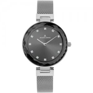 Наручные часы JACQUES LEMANS Design collection, черный. Цвет: черный/серебристый