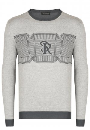 Пуловер STEFANO RICCI. Цвет: серый