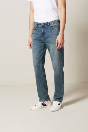 Толстые прямые джинсы премиум-класса , синий Next