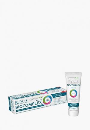 Зубная паста R.O.C.S. BIOCOMPLEX Активная защита 94г. Цвет: прозрачный