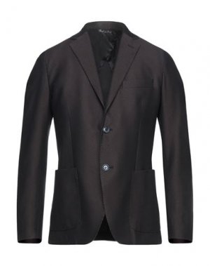 Пиджак ALESSANDRO GILLES. Цвет: коричневый