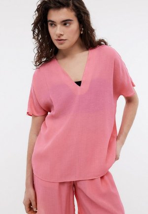 Блуза Baon. Цвет: розовый