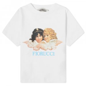 Классическая укороченная футболка Angel, белый Fiorucci