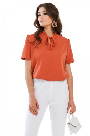 Блуза LT COLLECTION. Цвет: оранжевый
