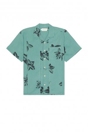 Рубашка Tobacco Button Up, цвет Teal Honor The Gift