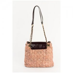 Текстильная сумка со съемным брелоком 162394_PKL Розовый Parfois. Цвет: розовый