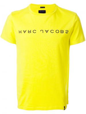 Футболка с логотипом бренда Marc Jacobs. Цвет: жёлтый и оранжевый