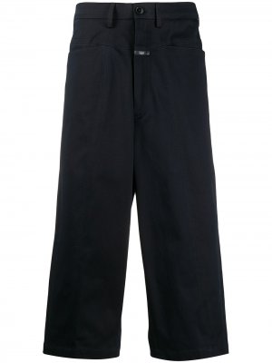 Укороченные брюки с завышенной талией Société Anonyme. Цвет: синий