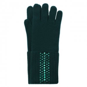 Кашемировые перчатки William Sharp. Цвет: зелёный