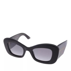 Солнцезащитные очки am0434s black-black-grey Alexander Mcqueen, черный McQueen