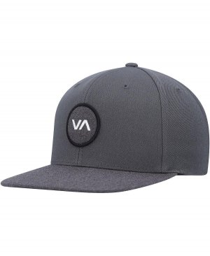 Мужская графитовая шляпа Snapback с нашивкой VA RVCA
