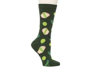 Мужские носки Pickleball , темно-зеленый/светло-зеленый Socksmith