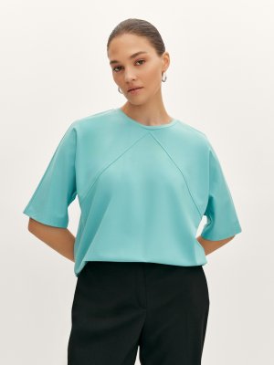 Блуза из трикотажа с цельнокроенным рукавом LALIS