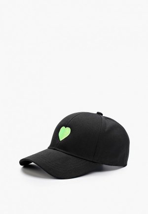 Бейсболка Hatparad GREEN EL HEART. Цвет: черный