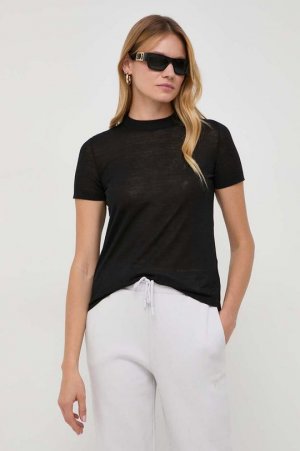 Шерстяная футболка Liviana Conti, черный CONTI