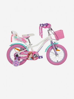 Велосипед для девочек Vicky 14 2024, Розовый Stern. Цвет: розовый