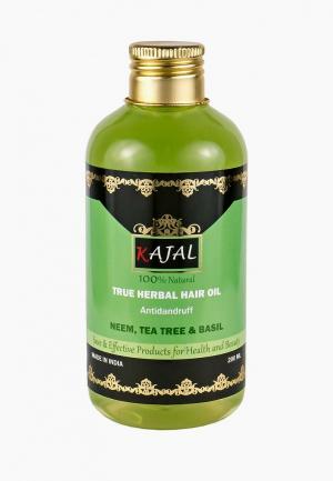 Масло для волос Kajal Ним, Чайное Дерево, Базилик, 200 мл. Цвет: прозрачный