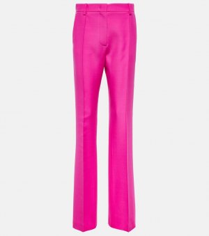 Расклешенные брюки из крепа от кутюр VALENTINO, розовый Valentino