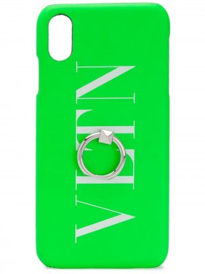 Чехол для iPhone XS Max Valentino Garavani. Цвет: зеленый