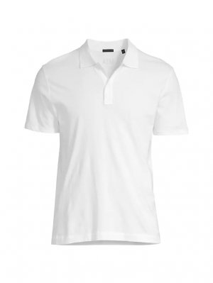 Классическая рубашка-поло узкого кроя из джерси Atm Anthony Thomas Melillo, белый Melillo