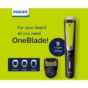 OneBlade Pro QP6505 электробритва Бритва триммер для бороды аккумуляторная влажной и сухой мужчин Philips