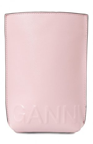 Сумка Banner Ganni. Цвет: розовый
