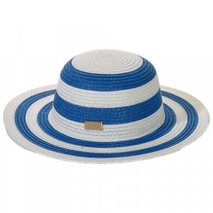Шляпа бини , размер M(50-52), белый, синий Solorana. Цвет: синий/синий-белый