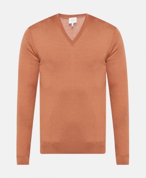 Кашемировый пуловер , цвет Russet Hackett London