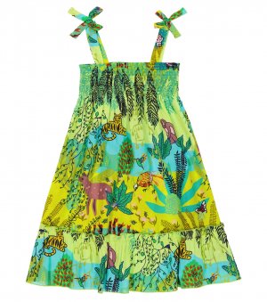 Платье из блестящего хлопка с принтом , разноцветный Vilebrequin