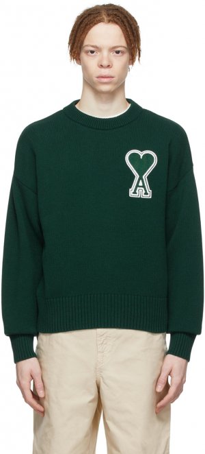 Эксклюзивный зеленый свитер SSENSE Ami de Cœur Alexandre Mattiussi