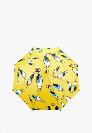 Зонт-трость PlayToday. Цвет: желтый