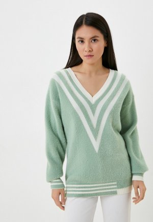 Пуловер Perspective. Цвет: зеленый