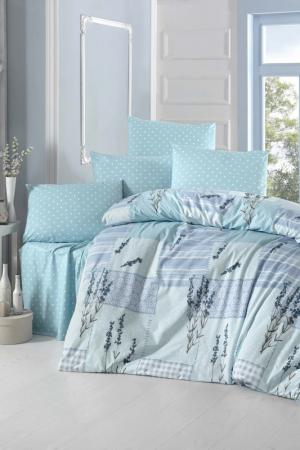 Double Quilt Cover Set Victoria. Цвет: turquoise, blue, brown