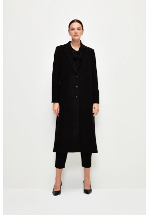 Классическое пальто , цвет black adL