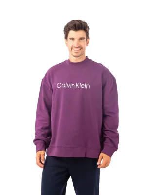 Свитшот мужской 40JM235 фиолетовый M Calvin Klein. Цвет: фиолетовый