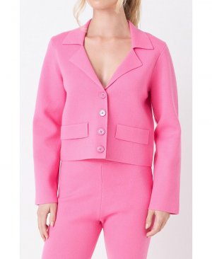 Женский свитер-пиджак, розовый Endless Rose